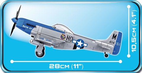 Cobi Klocki Klocki Small Army 265 elementów North American P-51D Mustang myśliwiec amerykański