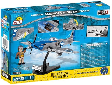 Cobi Klocki Klocki Small Army 265 elementów North American P-51D Mustang myśliwiec amerykański