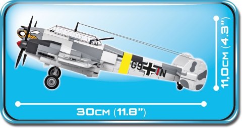 Cobi Klocki Klocki Small Army 370 elementów Messerschmitt Bf 110C niemiecki ciężki samolot myśliwski