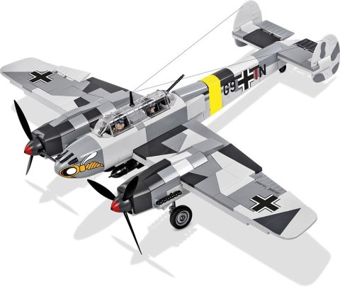 Cobi Klocki Klocki Small Army 370 elementów Messerschmitt Bf 110C niemiecki ciężki samolot myśliwski