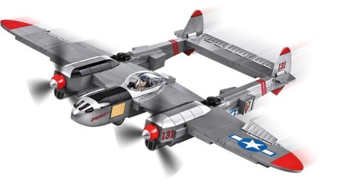 Cobi Klocki Klocki Small Army 395 elementów Lockheed P-38 Lightning - amerykański samolot myśliwski