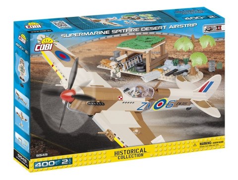 Cobi Klocki Klocki Small Army 400 elementów Supermarine Spitfire Mk. IX Desert Airstrip