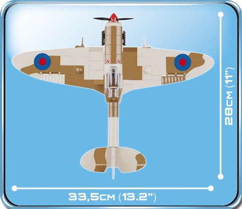 Cobi Klocki Klocki Small Army 400 elementów Supermarine Spitfire Mk. IX Desert Airstrip