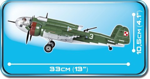 Cobi Klocki Klocki Small Army 415 elementów PZL.37B Łoś polski średni bombowiec