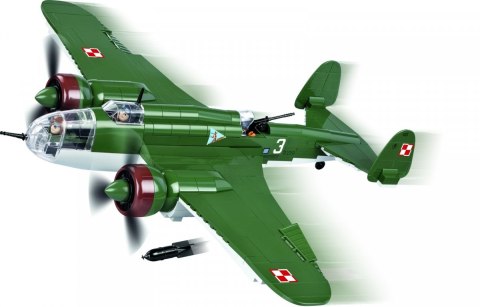 Cobi Klocki Klocki Small Army 415 elementów PZL.37B Łoś polski średni bombowiec