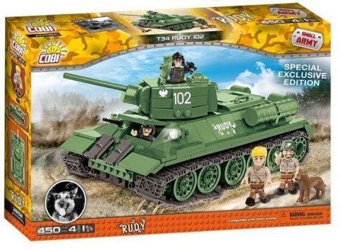 Cobi Klocki Klocki Small Army 450 elementów T-34 Rudy 102