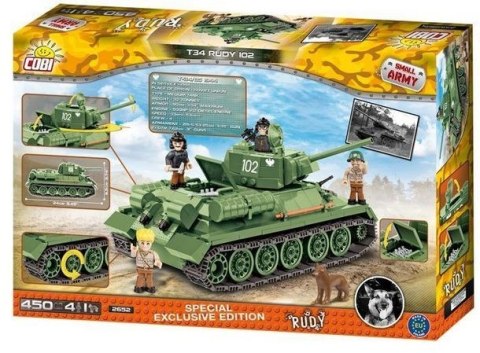 Cobi Klocki Klocki Small Army 450 elementów T-34 Rudy 102