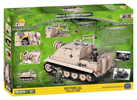 Cobi Klocki Klocki Small Army 535 elementów 38 cm Sturmtiger niemieckie niemieckie działo pancerne