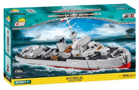 Cobi Klocki Klocki Small Army 680 elementów ORP Błyskawica - polski niszczyciel