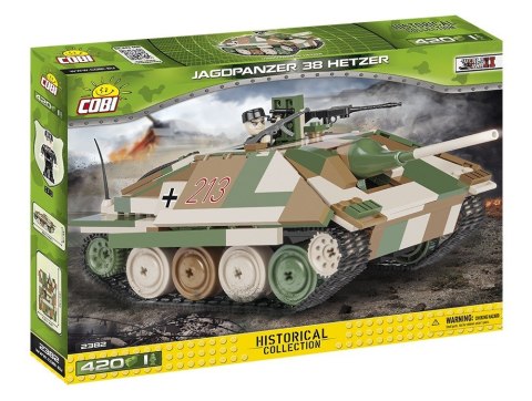 Cobi Klocki Small Army 420 elementów Jagdpanzer 38 Hetzer - niemiecki niszczyciel czołgów