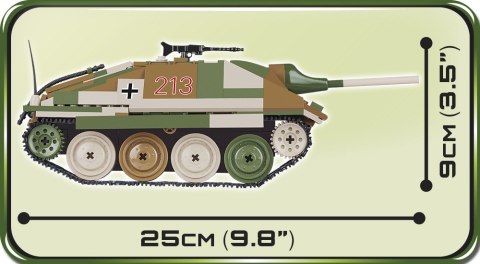 Cobi Klocki Small Army 420 elementów Jagdpanzer 38 Hetzer - niemiecki niszczyciel czołgów