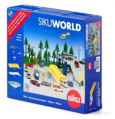 Siku SIKU World - Helikopter z lądowiskiem