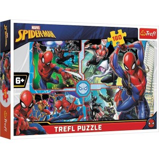 Trefl Puzzle 160 elementów Spider-Man na ratunek