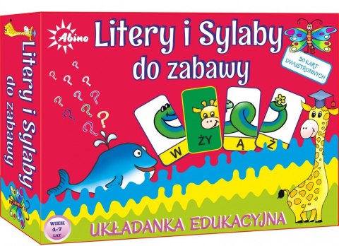 Abino Litery i Sylaby- układanka