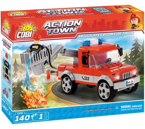 Cobi Klocki Klocki Action Town 140 elementów Ciężarówka straży pożarnej