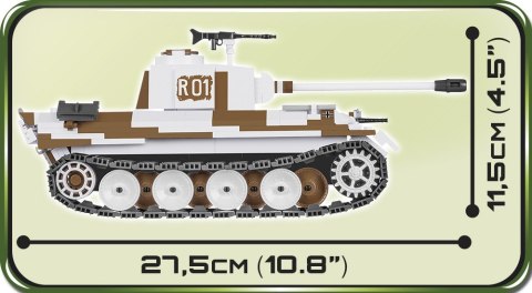 Cobi Klocki Klocki Small Army 490 elementów Panzer V Panther Ausf. A - niemiecki czołg średni