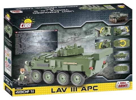 Cobi Klocki Klocki Small Army LAV III APC Kanadyjski bojowy wóz piechoty