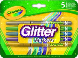 Crayola Markery brokatowe 5 sztuk