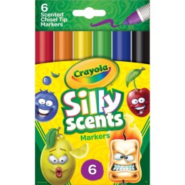 Crayola Silly Scents Markery ze ściętą końcówką