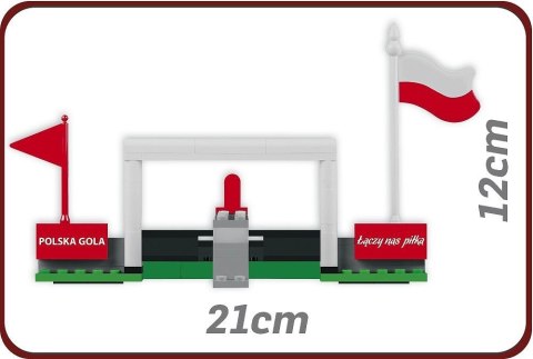 Cobi Klocki Klocki PZPN 120 elementów Strzały do bramki