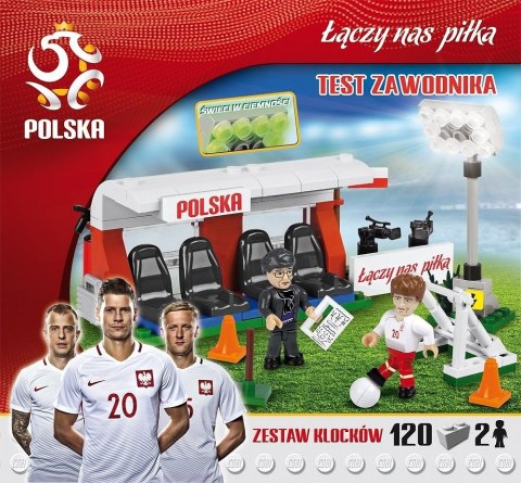 Cobi Klocki Klocki PZPN 120 elementów Test zawodnika