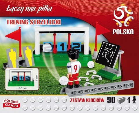 Cobi Klocki Klocki PZPN 90 elementów Trening strzelecki