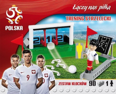 Cobi Klocki Klocki PZPN 90 elementów Trening strzelecki