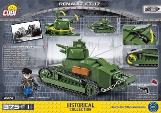 Cobi Klocki Klocki Renault FT-17 francuski czołg lekki