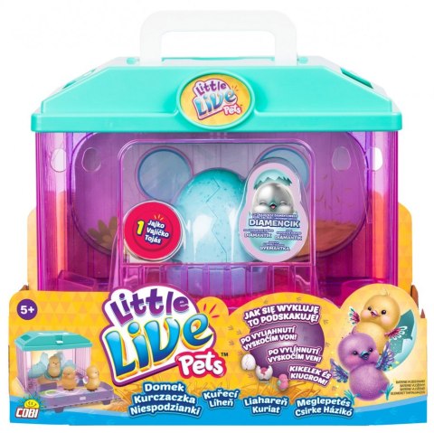 Cobi Little Live Pets Kurczaczek z domkiem