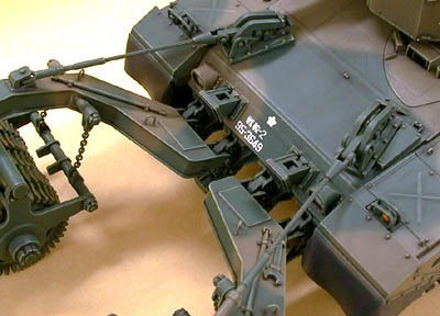 Tamiya Type 90 Tank w/mine Roller