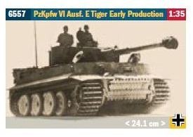 Italeri Model plastikowy Panzerkampfwagen VI Ausf. E Tiger wczesna produkcja