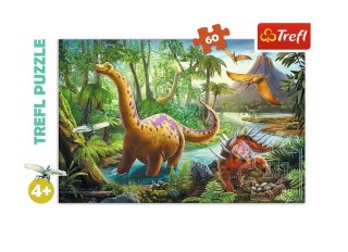 Trefl Puzzle 60 elementów - Wędrówki dinozaurów