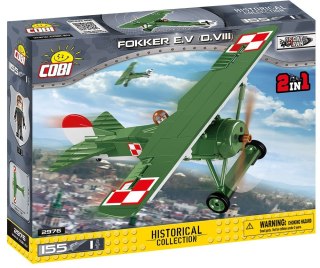 Cobi Klocki Klocki Armia Historical Colleciton 155 elementów Fokker E.V (D.VIII) - Samolot myśliwski