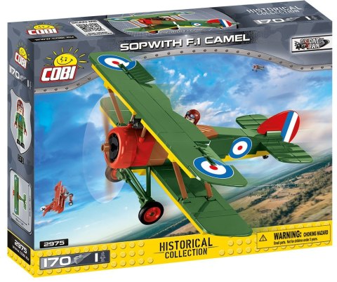 Cobi Klocki Klocki Armia Historical Colleciton 170 elementów Sopwith F. 1 Camel - brytyjski samolot myśliwski