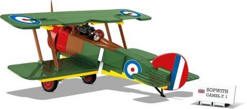 Cobi Klocki Klocki Armia Historical Colleciton 170 elementów Sopwith F. 1 Camel - brytyjski samolot myśliwski