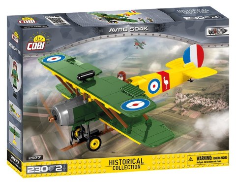 Cobi Klocki Klocki Armia Historical Collection 230 elementów AVRO 504K - Brytyjski samolot wielozadaniowy