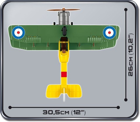 Cobi Klocki Klocki Armia Historical Collection 230 elementów AVRO 504K - Brytyjski samolot wielozadaniowy