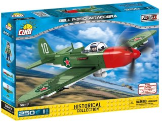 Cobi Klocki Klocki Armia Historical Collection 250 elementów Bell P-39Q Airacobra - Amerykański samolot myśliwski