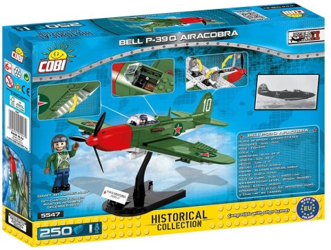 Cobi Klocki Klocki Armia Historical Collection 250 elementów Bell P-39Q Airacobra - Amerykański samolot myśliwski