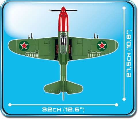 Cobi Klocki Klocki Armia Historical Collection 250 elementów Bell P-39Q Airacobra - Amerykański samolot myśliwski