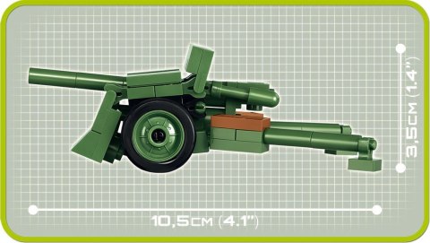 Cobi Klocki Klocki Armia Historical Collection 70 elementów 37 mm wz.36 Bofors - Szwedzka armata