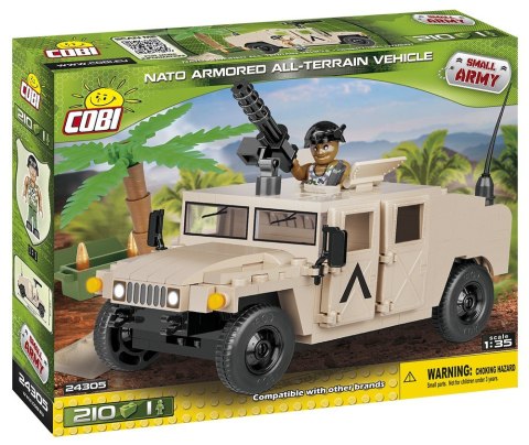 Cobi Klocki Klocki Mała Armia 210 elementów NATO Armored ALL- Terrain Vehicle