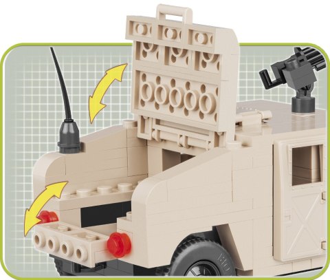 Cobi Klocki Klocki Mała Armia 210 elementów NATO Armored ALL- Terrain Vehicle