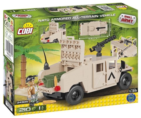 Cobi Klocki Klocki Mała Armia 210 elementów NATO Armored ALL- Terrain Vehicle