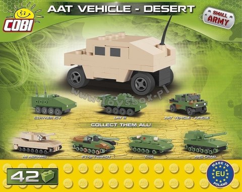 Cobi Klocki Klocki Mała Armia 42 elementy NATO AAT Vehicle Desert Nano