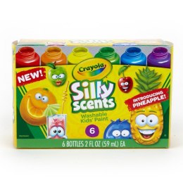 Crayola Farby pachnące zmywalne Silly Scents 6 sztuk