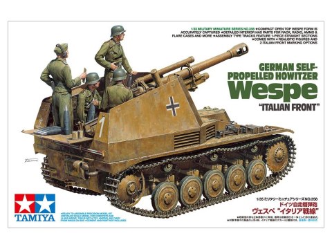 Tamiya Model plastikowy Haubica Wespe front włoski