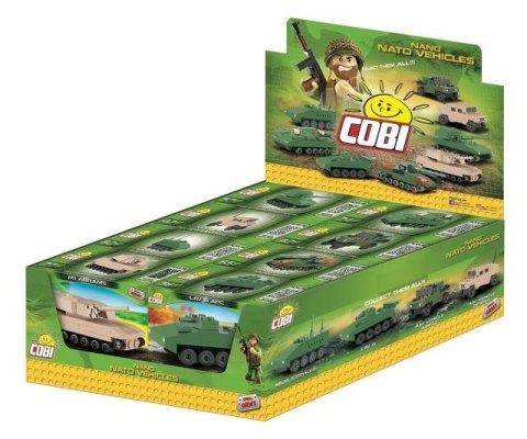 Cobi Klocki Klocki Mała Armia - Nano Tank 2240-2247 Display