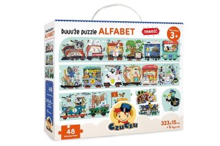 CzuCzu Puzzle Duuuże Alfabet 48 elementów