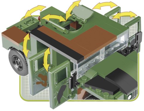 Cobi Klocki Klocki Mała Armia - NATO Armored ALL Terrain Vehicle